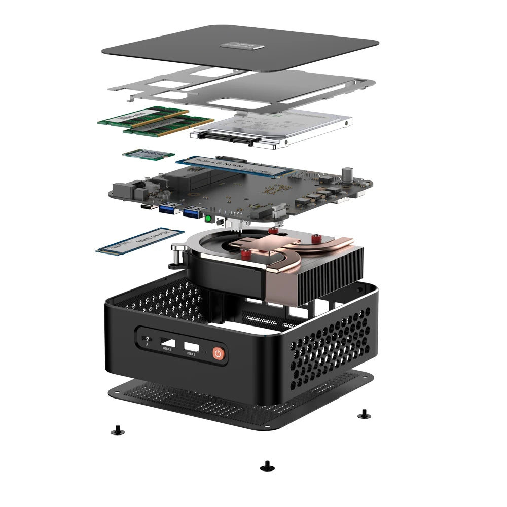 Leistungsstarker Gaming Mini-PC mit 4TB SSD & 2 LAN