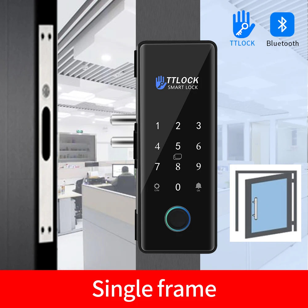 Smart Glas Türschloss mit TTLock App & G2 Gateway