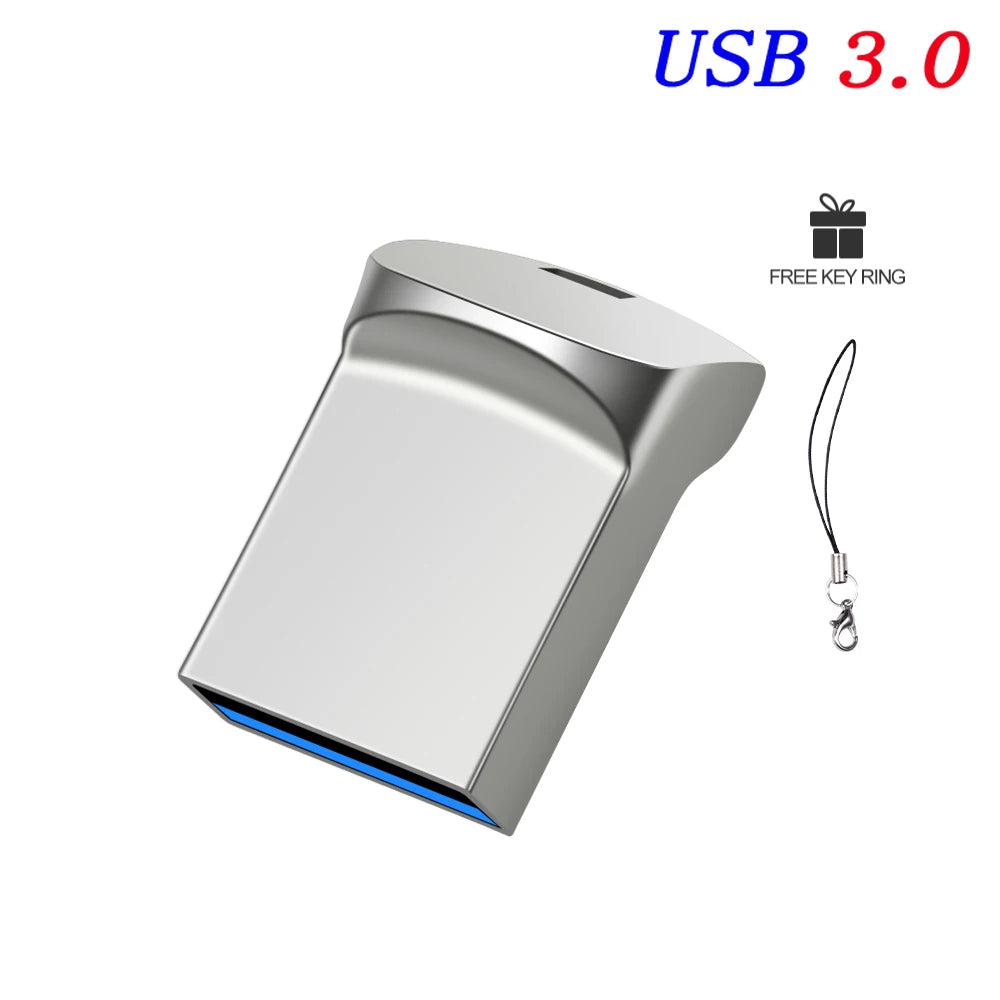 Super Mini USB 3.0 Speicherstick 64 GB Silber