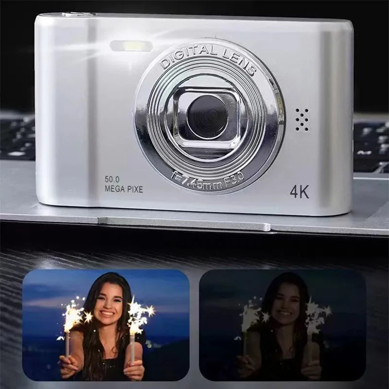 Mini 4K digital camera for children with HD zoom