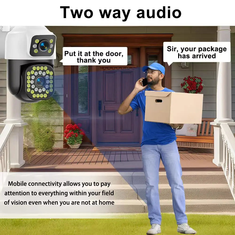 4K 8MP WLAN Überwachungskamera mit Auto-Tracking