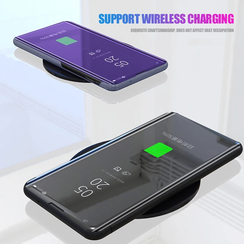 Luxuriöse Leder-Spiegelhülle Xiaomi