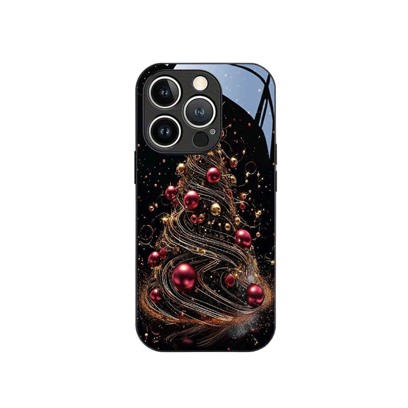 Weihnachtsbaum Glas Hülle für iPhone 17 & 16