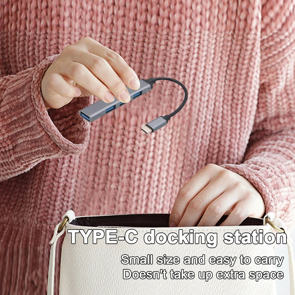 4-in-1 USB 3.0 Hub Splitter Adapter