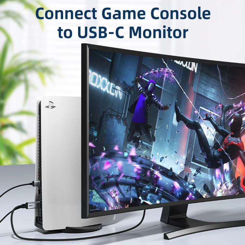 HDMI zu USB-C Kabel 4K60Hz für Spielekonsole