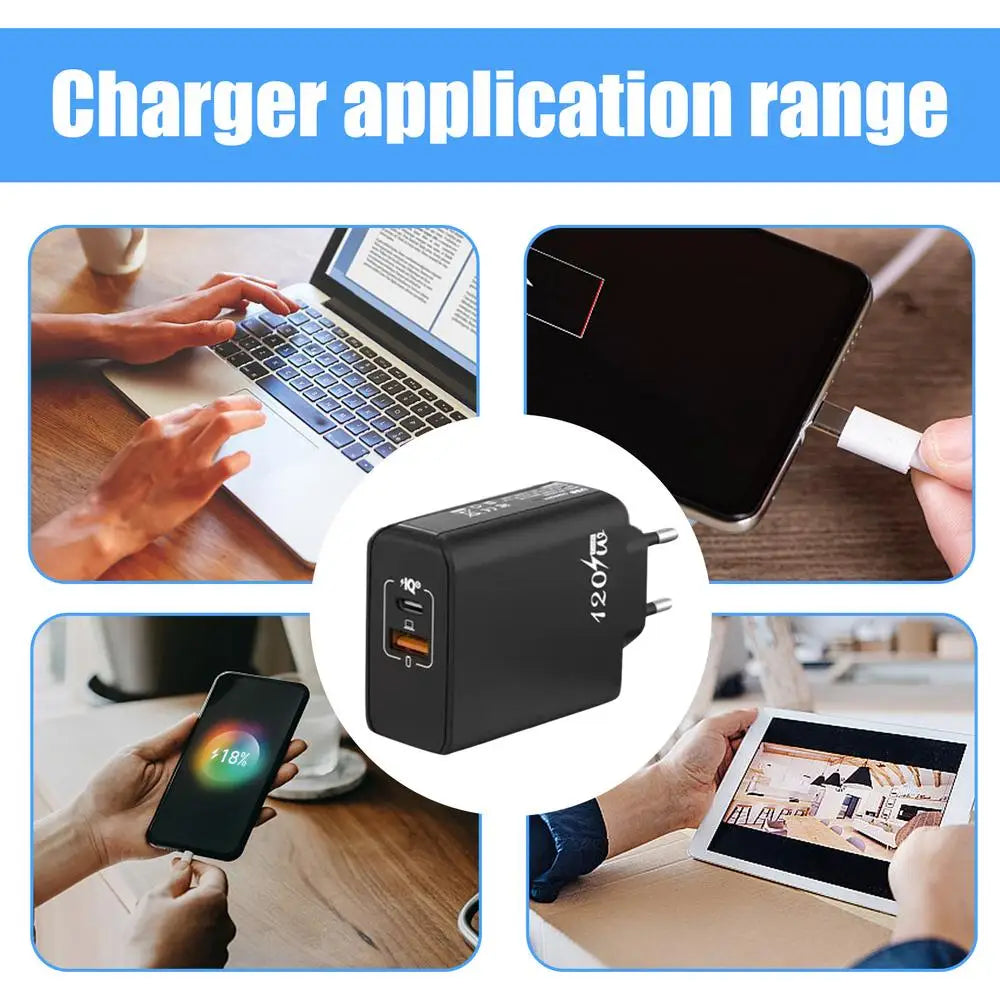 120W USB-C Schnellladegerät QC5.0