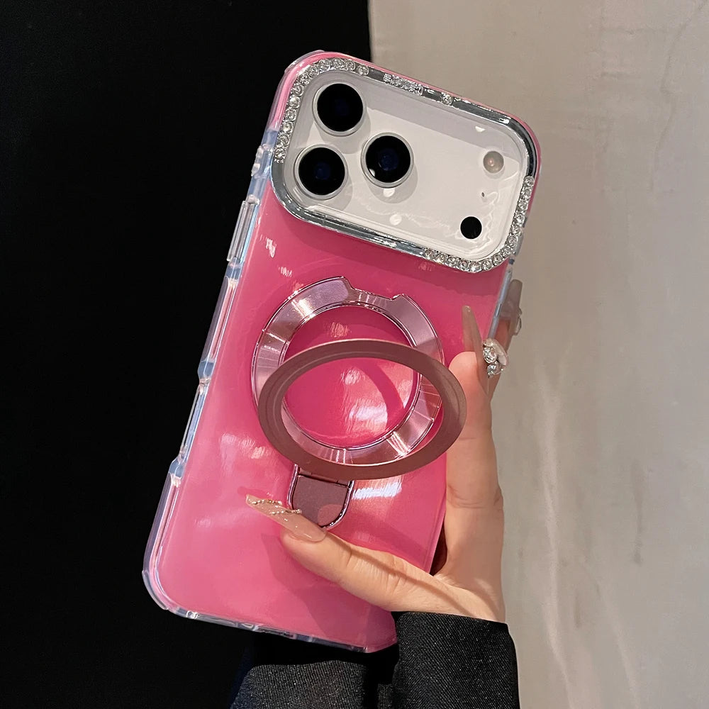 Magnetische Schmuck Handyhülle für iPhone 17 Pro Max