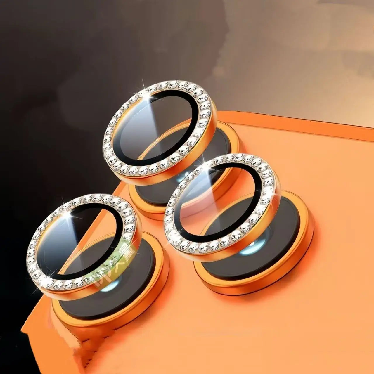 Diamond camera lens protector for iPhone 17 series