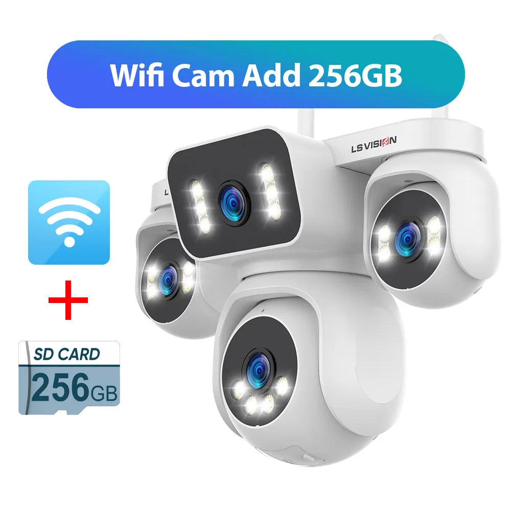 20MP 4K WLAN Außenkamera mit PTZ und Zoom