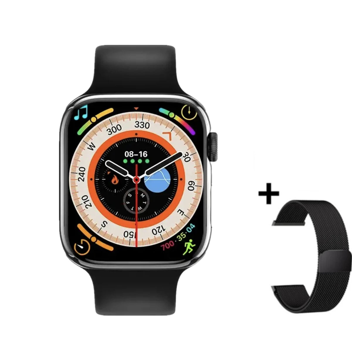 Moderne Smartwatch 10 GPS NFC BT-Anruf Herren