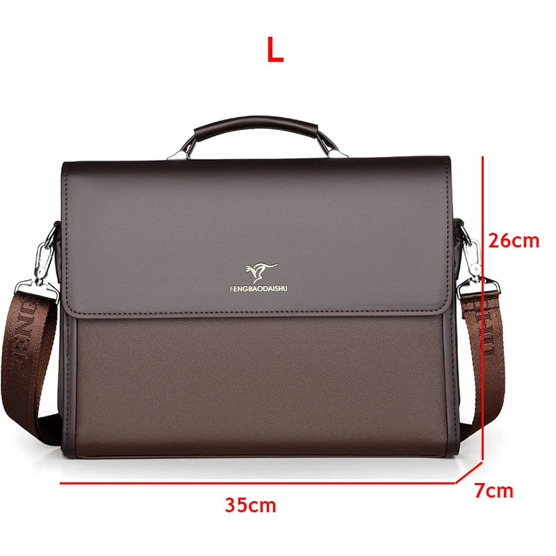 Luxus Leder Aktentasche Herren A4 Tasche