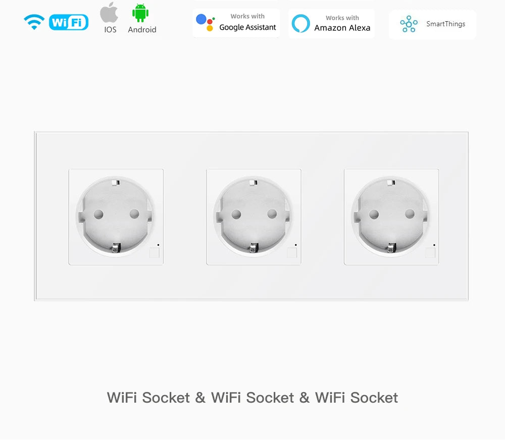 Smart WLAN Steckdose EU USB Typ-C Timer Alexa