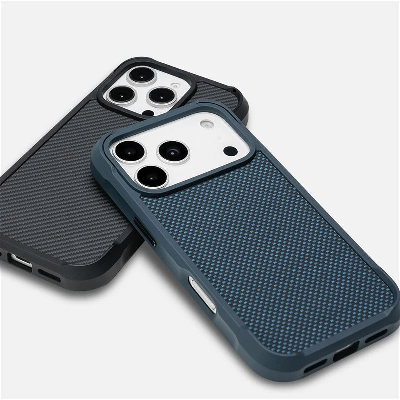 Gewebte MagSafe-Hülle für iPhone 17, stoßfest & edel