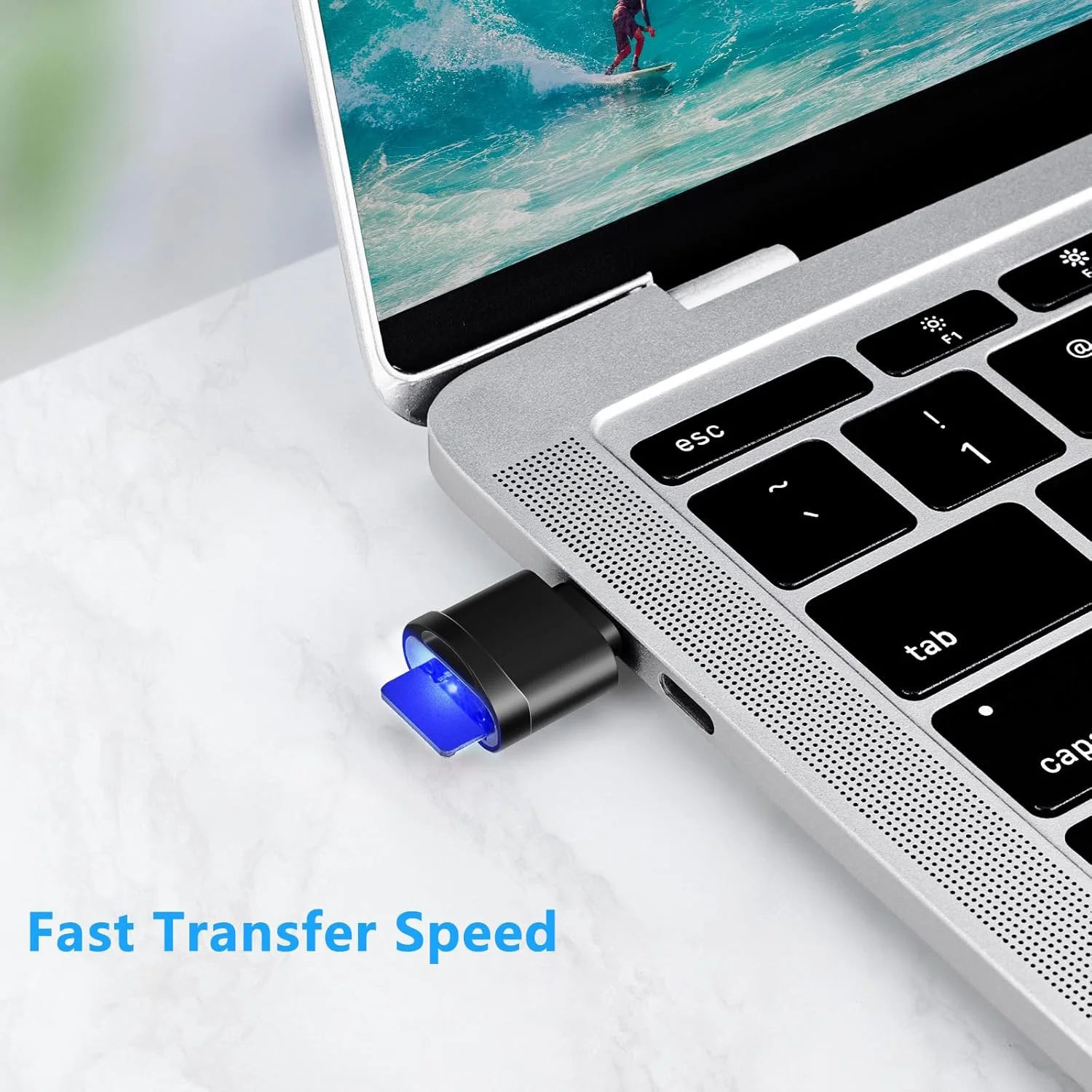 USB-C TF Kartenleser für iPhone, MacBook & Laptop