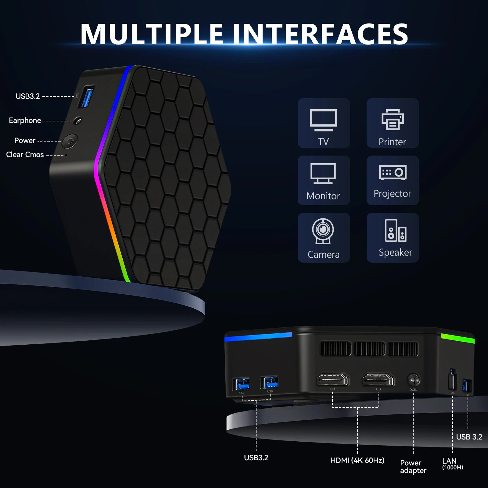 Mini-PC Twin Lake N150 mit 16GB RAM und 500GB SSD