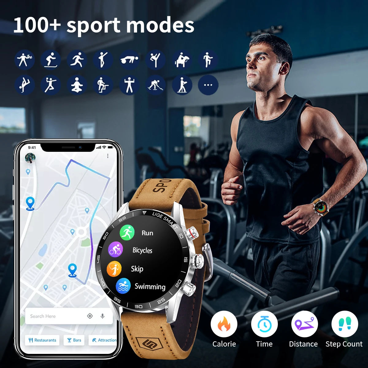 Outdoor GPS Smartwatch 2024 mit AMOLED & Anruf