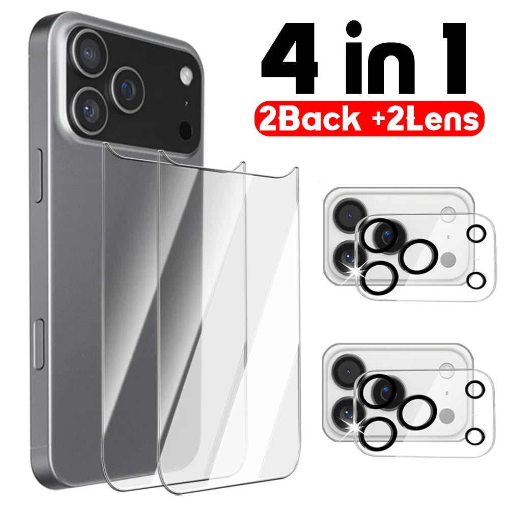4-in-1 back and camera protector for iPhone 17 Pro Max