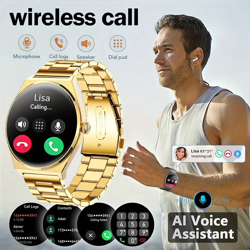 Ultra dünne Smartwatch 1,43" AMOLED HD Display