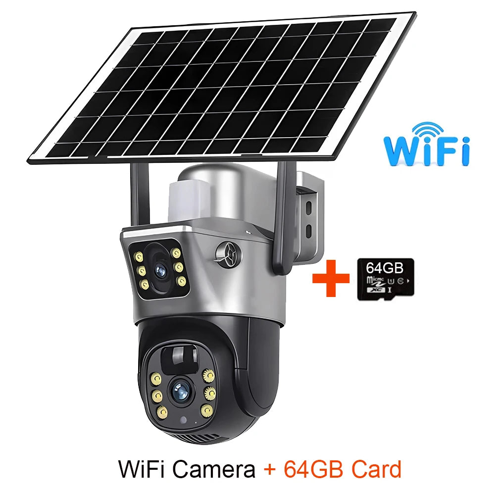 4G Solar IP Kamera Dual 8MP 4K Outdoor Sicherheit