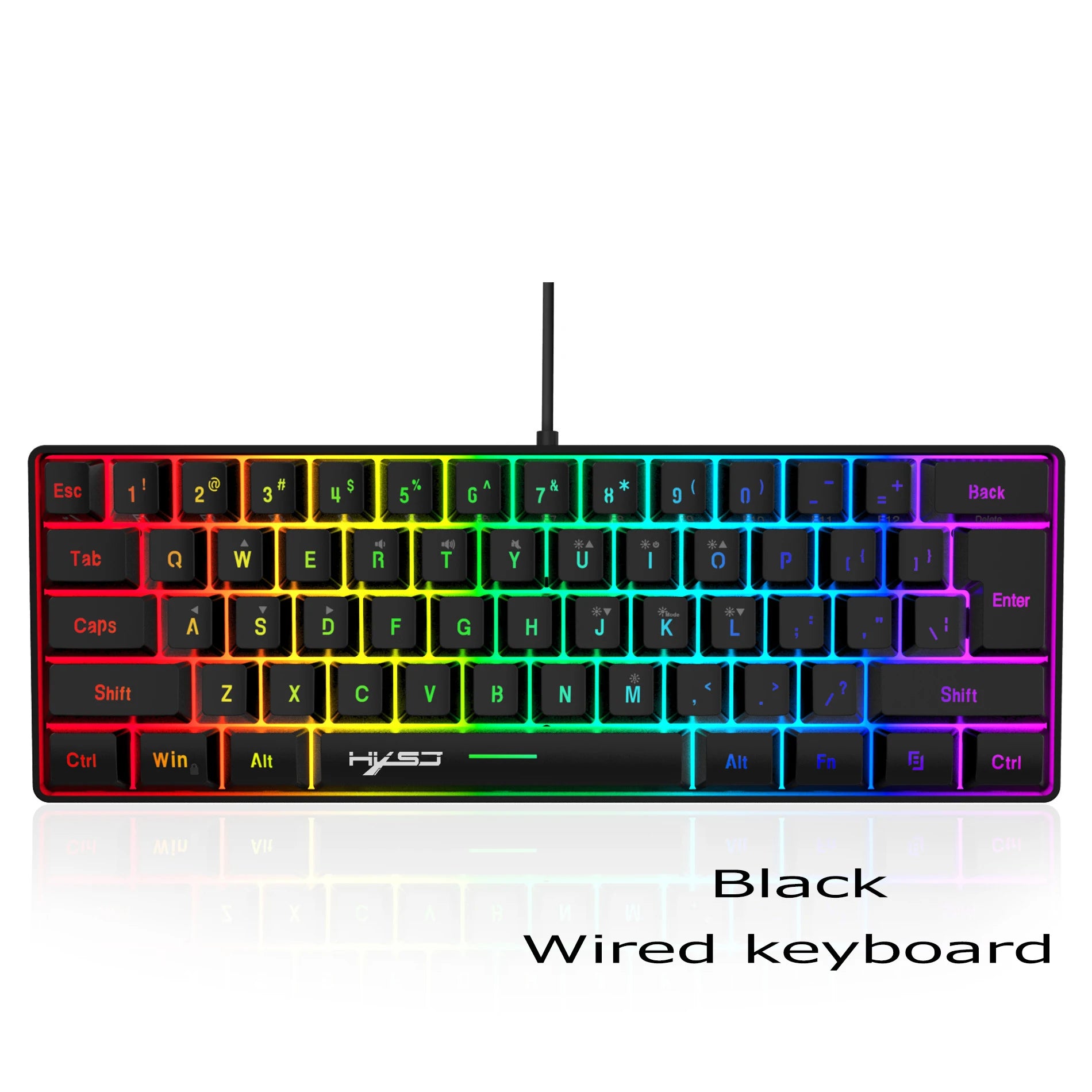 Rosa 60% Mini Gaming Tastatur