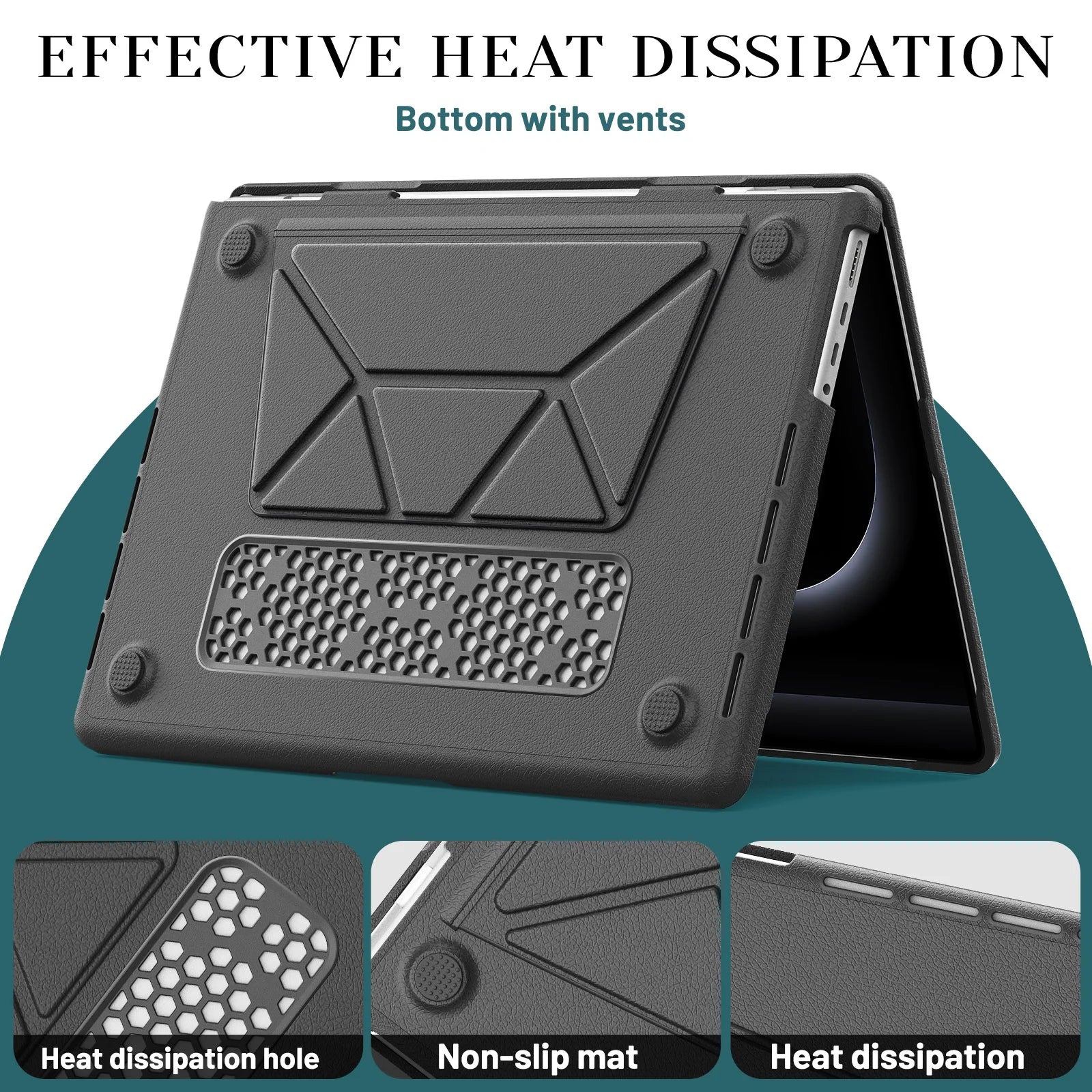 Luxuriöse Business-Laptoptasche aus Leder für MacBook 14