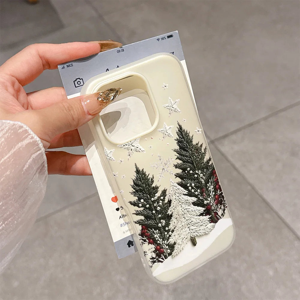 Suesse Matte Weihnachtsbaum Handyhuelle für Google Pixel