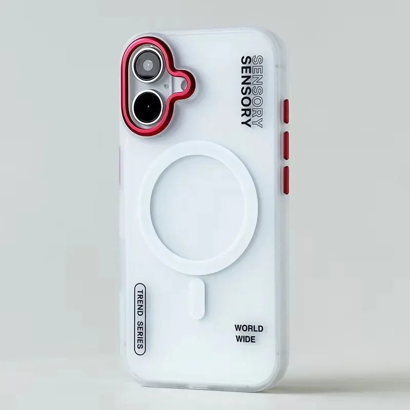 Magnetische Rüstungshülle iPhone 14–16 Pro Max matt