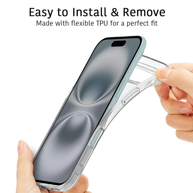 Kristallklare Soft TPU Hülle Für iPhone 17 Serie