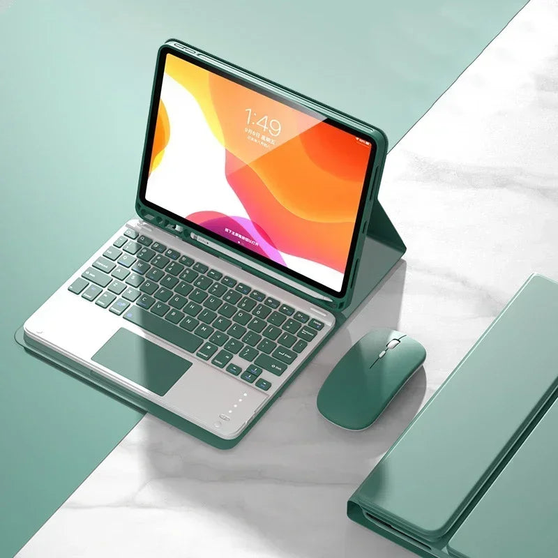 Touchpad Tastatur Hülle mit Maus für iPad 11. Gen 11 Zoll 2025