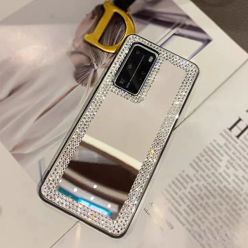 Glitzer Diamant Spiegel Hülle für iPhone 17