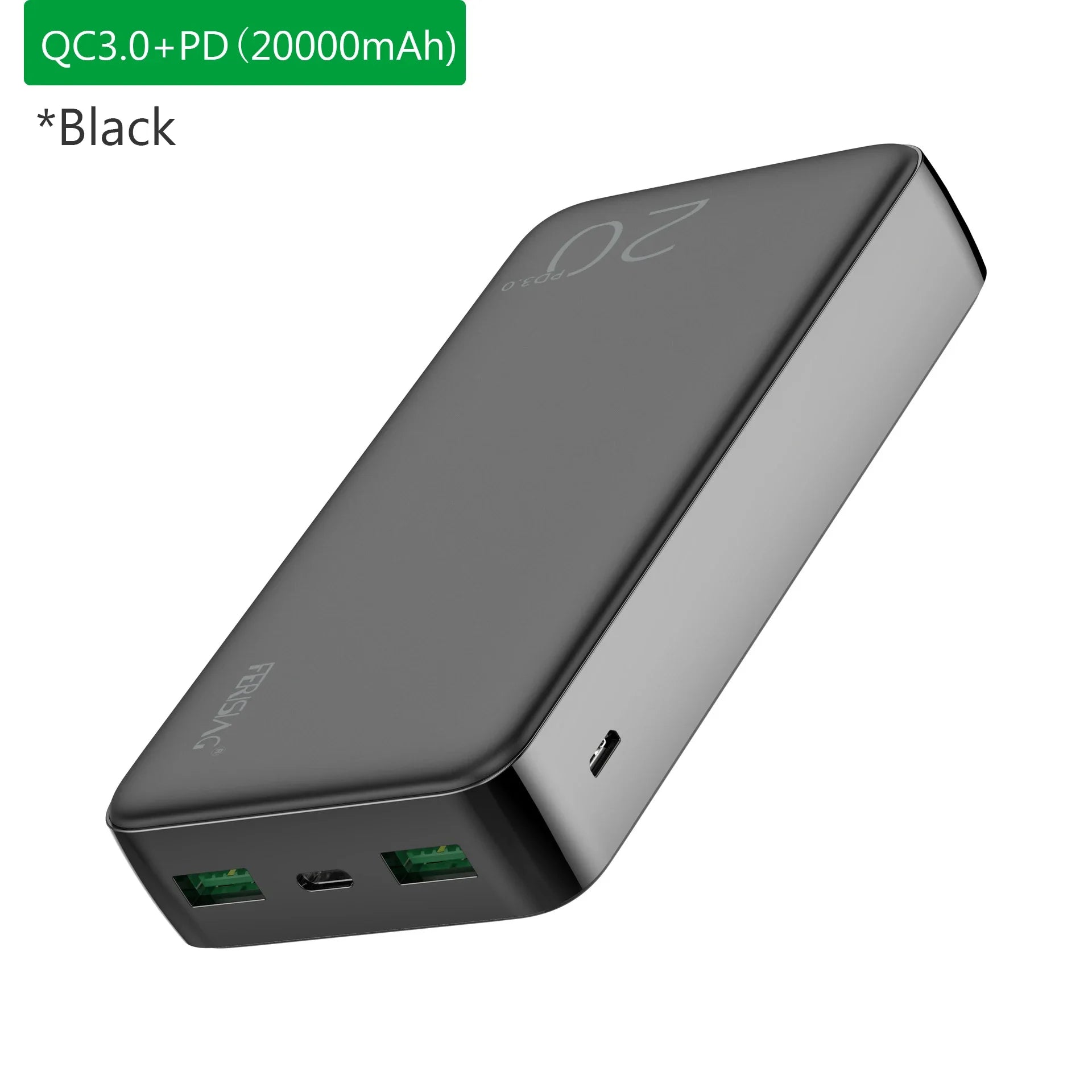 20000mAh 22.5W portable fast charger power bank