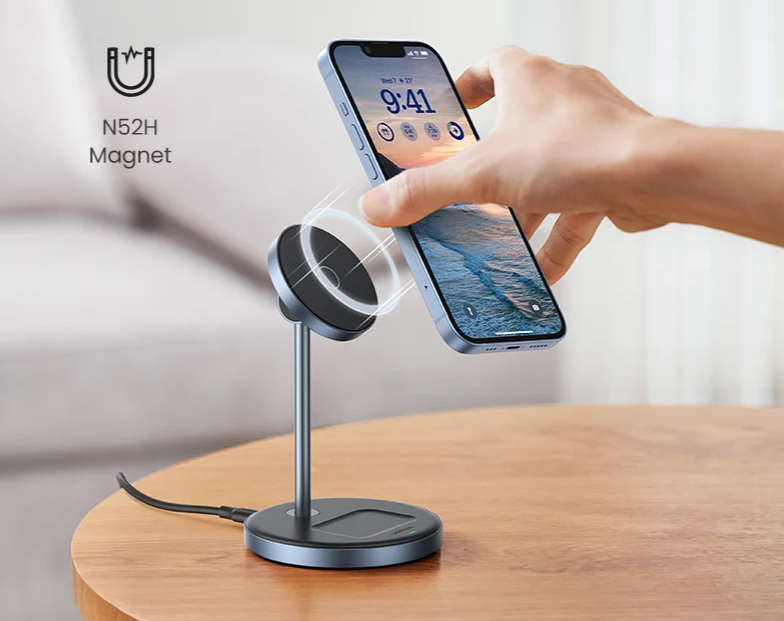 25W Qi2 MagSafe Ladehalter für iPhone & AirPods