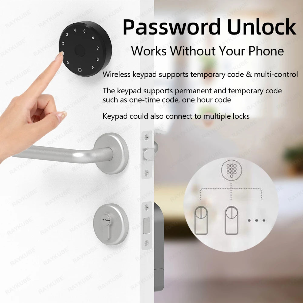 A1 Ultra Smart Türschloss mit Fingerprint