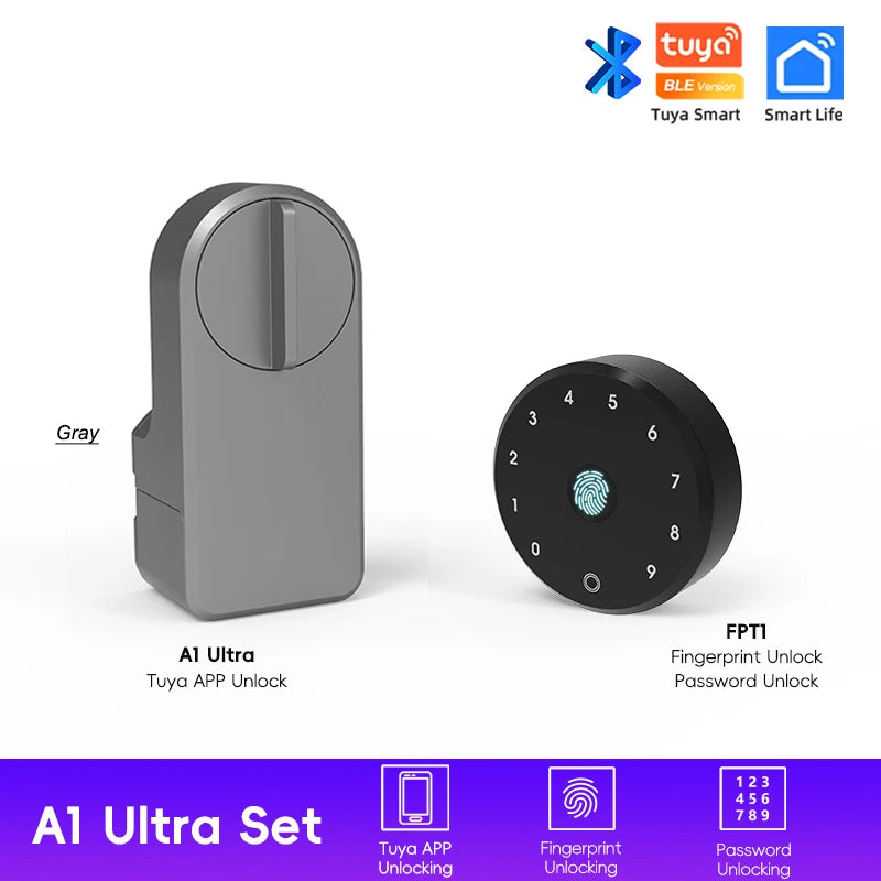 A1 Ultra Smart Türschloss mit Fingerprint