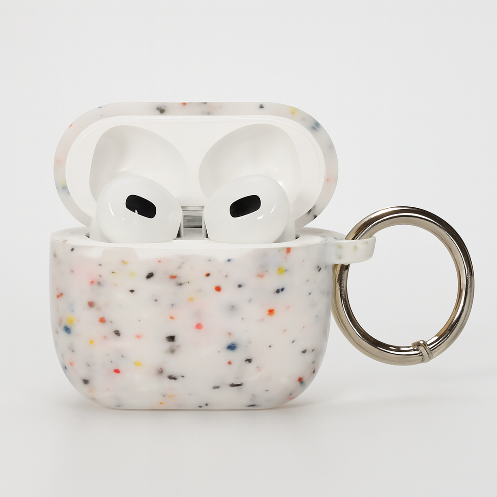 Leuchtende Silikonhülle für AirPods mit Anhänger