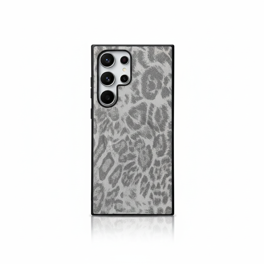 Leopard print magnetic case with MagSafe function