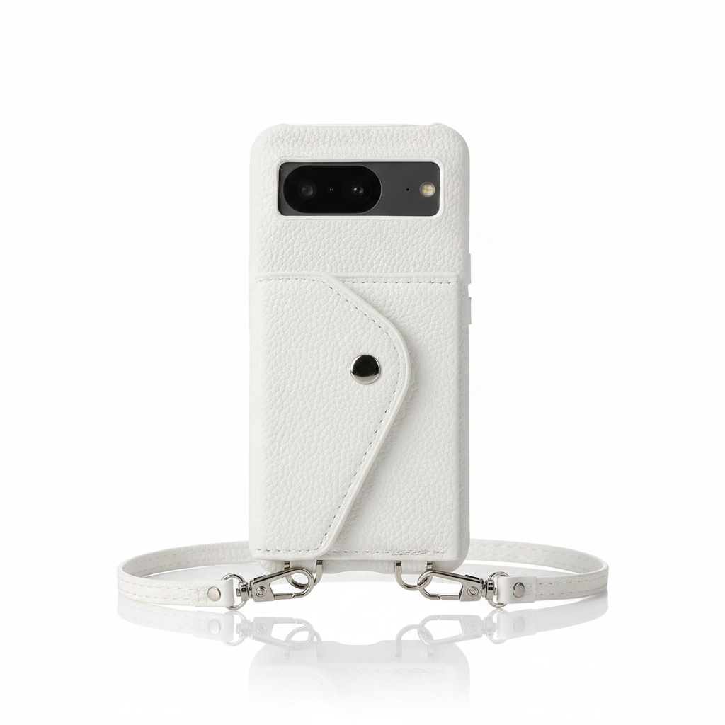 Crossbody Lederhülle für Google Pixel 8 Pro