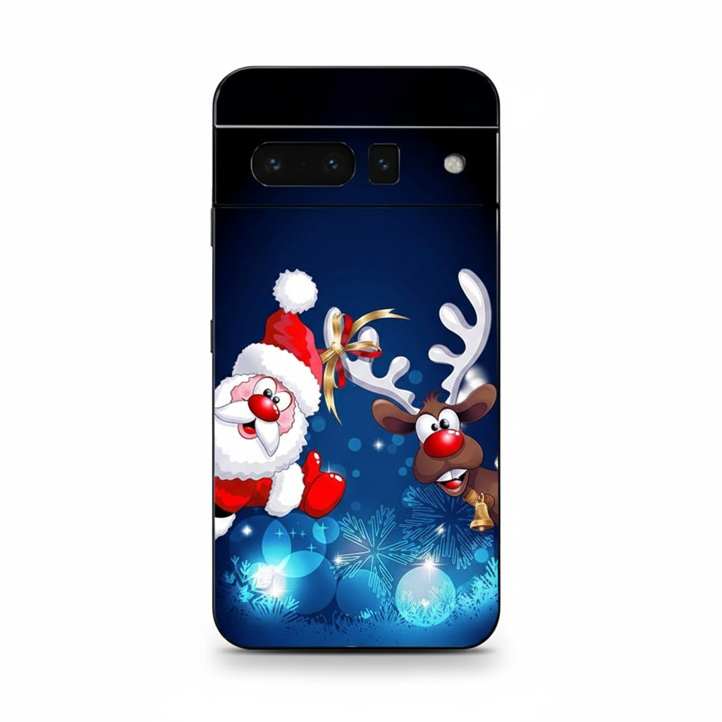 Weiche Weihnachts TPU Hülle für Google Pixel 8 und 9 Serie