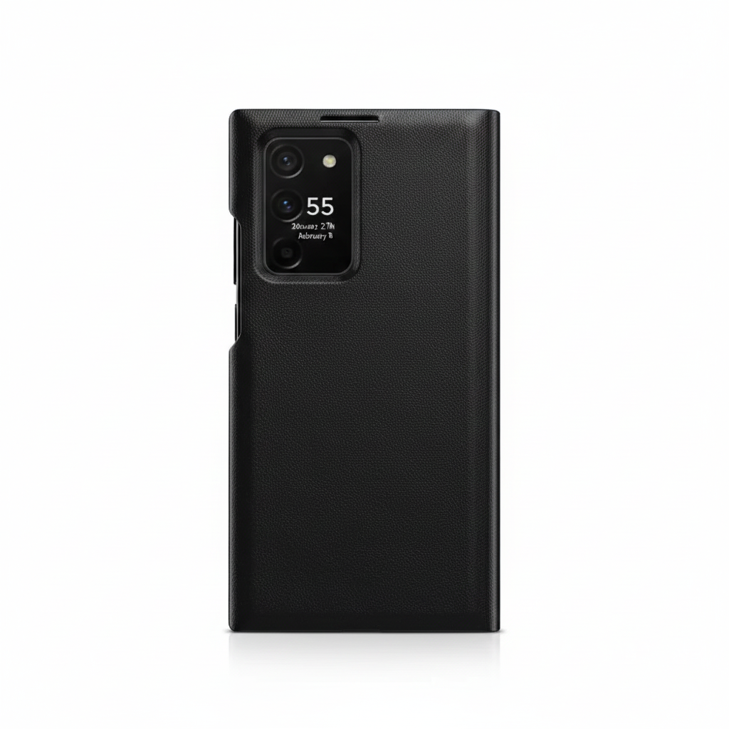 Minimalist leather card holder case for Samsung