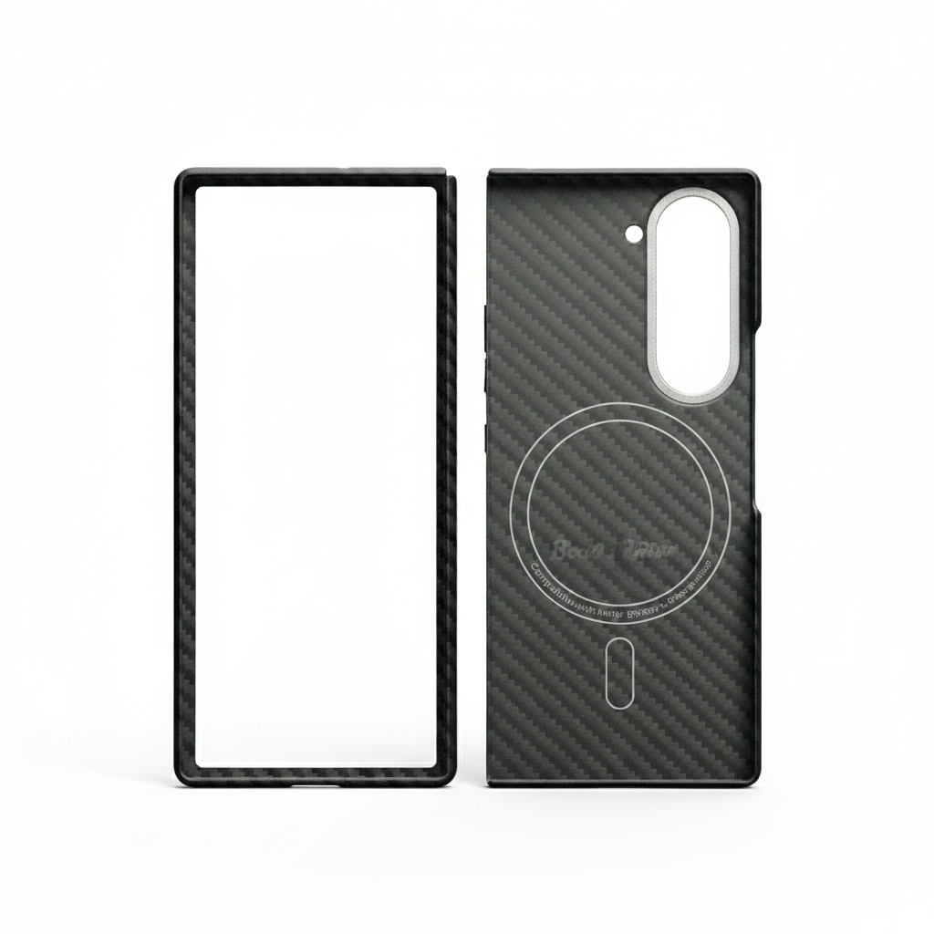 Echtes Fiber Magnet Case für Galaxy Z Fold 7/6 S25