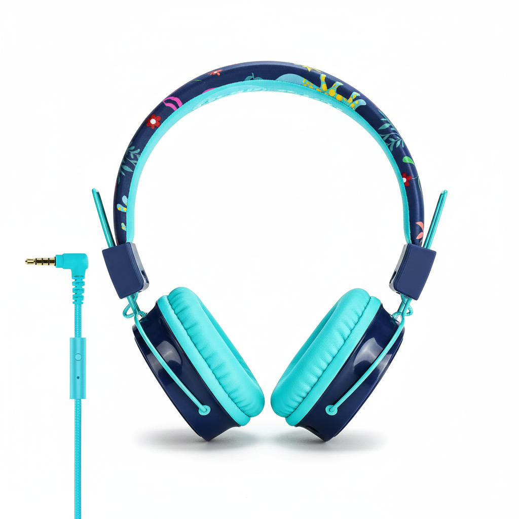 B2 Faltbare Kinderkopfhörer mit Mic