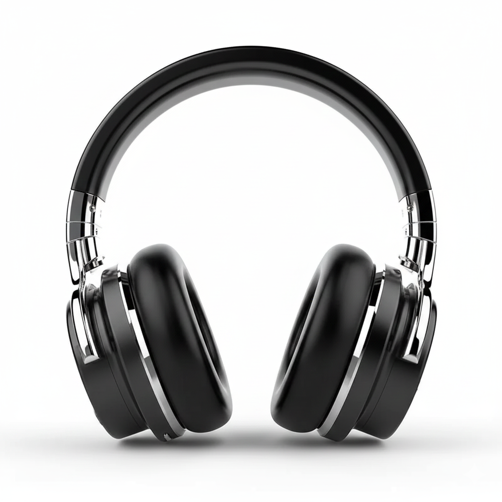 Bluetooth headphones with ANC and deep bass