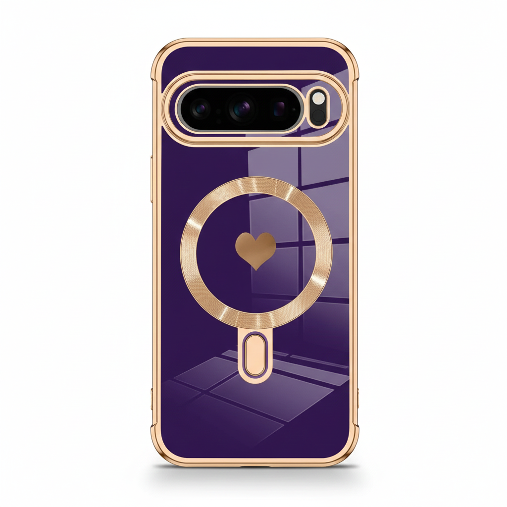 Magnetische Love Heart Hülle für Google Pixel 9