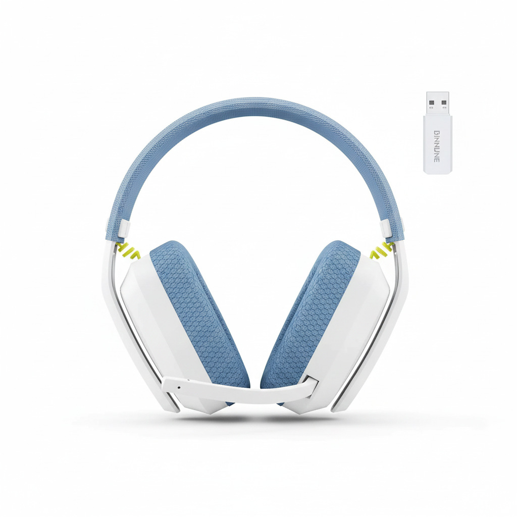 BINNUNE 2.4GHz Wireless Gaming-Headset