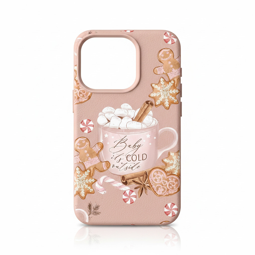 Weihnachts Hülle für iPhone 17 mit Lebkuchen Design