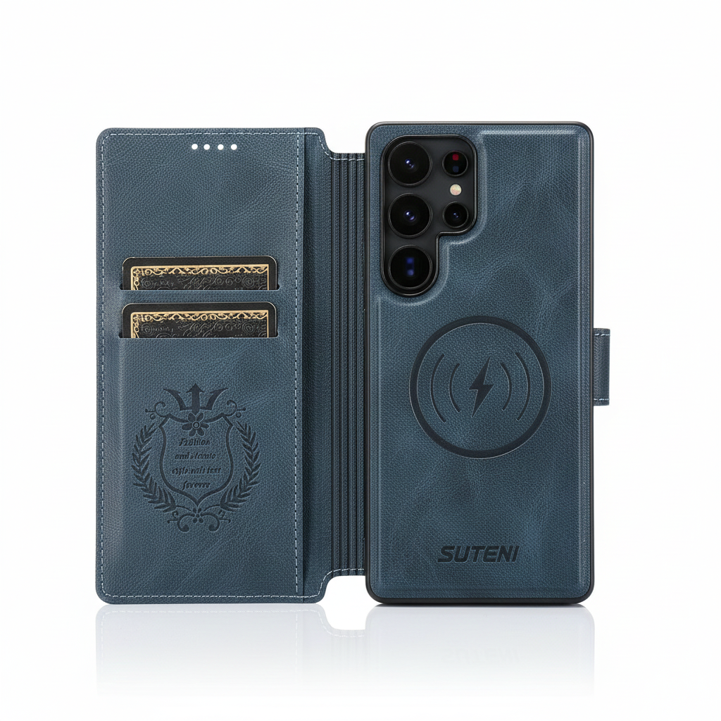 PU Leder Hülle für Samsung S23 S24 S25