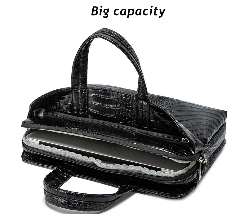 Marken Laptop Tasche PU Leder 13-16 Zoll