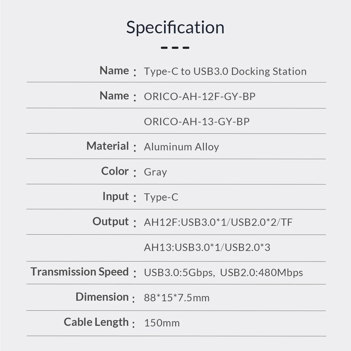 Aluminium USB-C HUB 4-Port