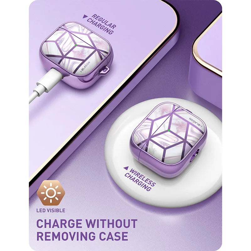 Stilvolle Marmor Schutzhülle für AirPods 3