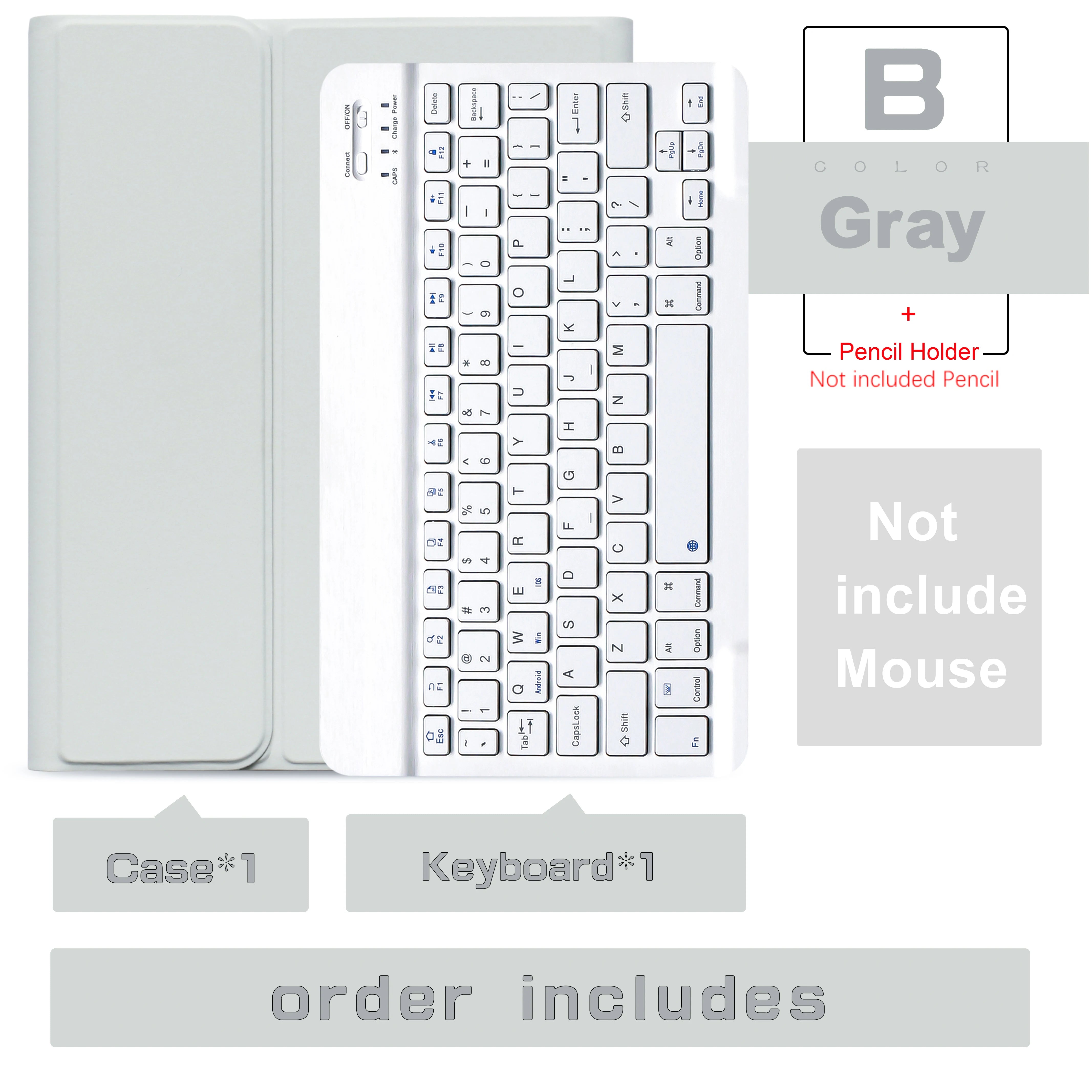 Kabellose Tastatur Maus Hülle für iPad Pro/Air